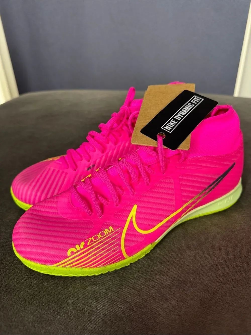 Nike Zoom Mercurial Superfly 9 Academy IC Soccer Shoes Pink Blast Women’s 8 NEW